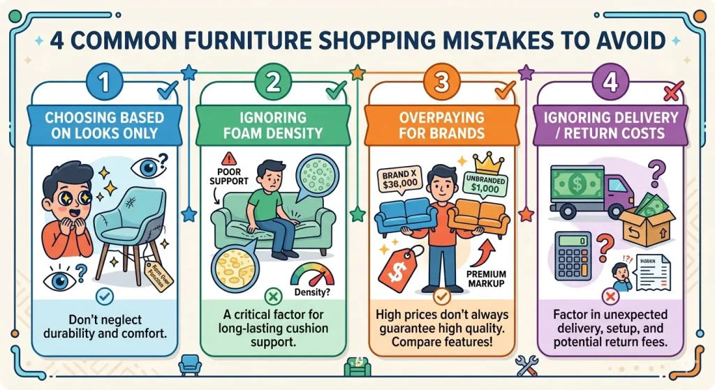 Common Loveseat Buying Mistakes