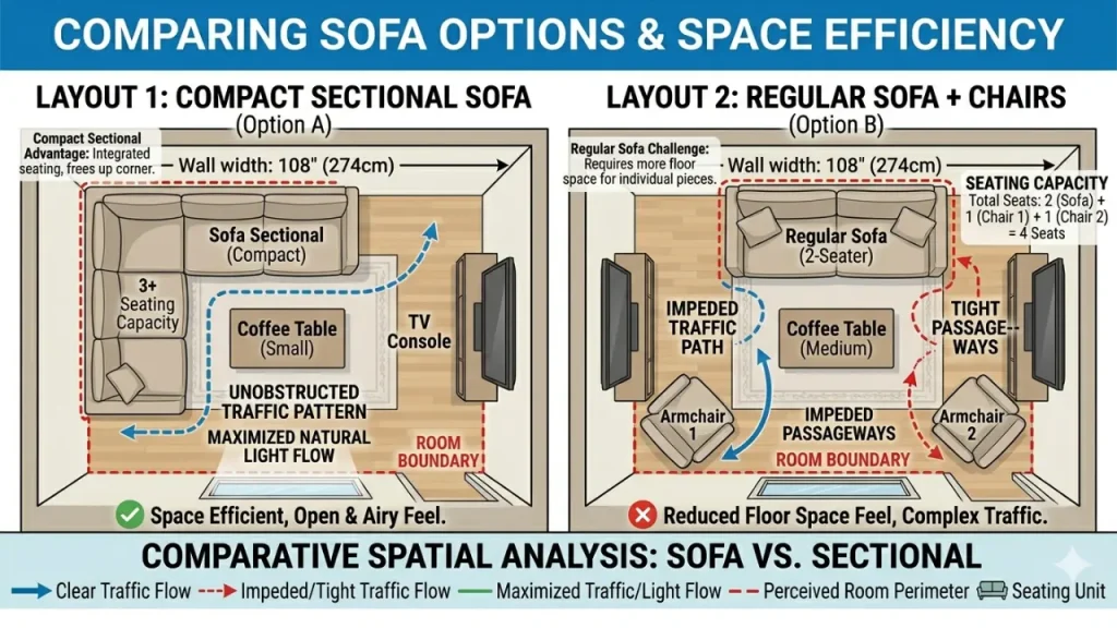 Sectional vs Regular Sofa Which Works Better