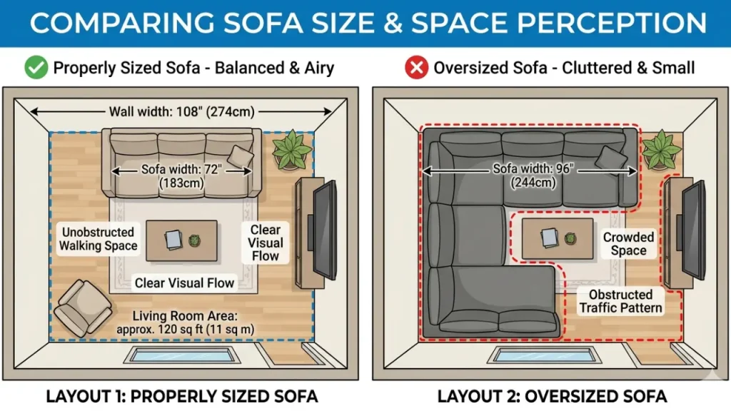 Why Sofa Size Matters in a Small Living Room