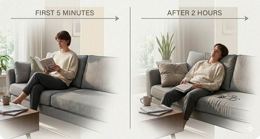 Mistaking first impression for long-term comfort