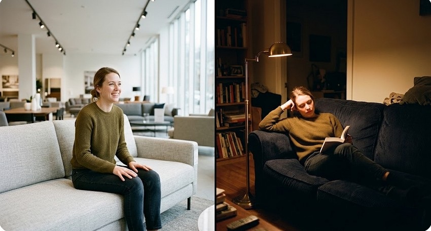 Showroom vs Real Life Comfort