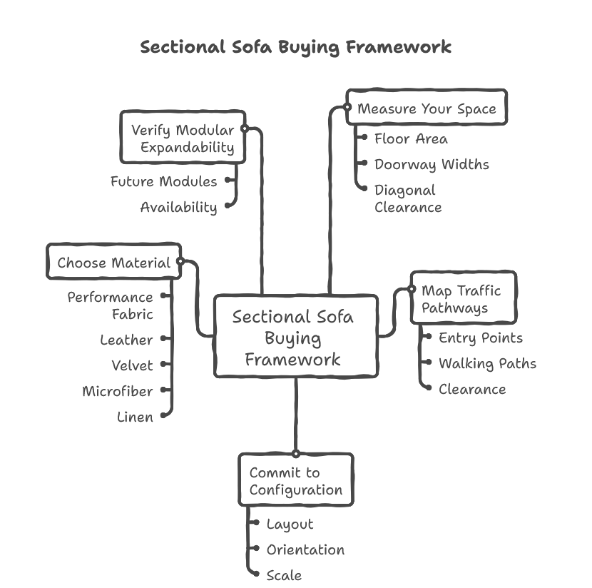 The Sectional Sofa Buying Framework- Five Steps